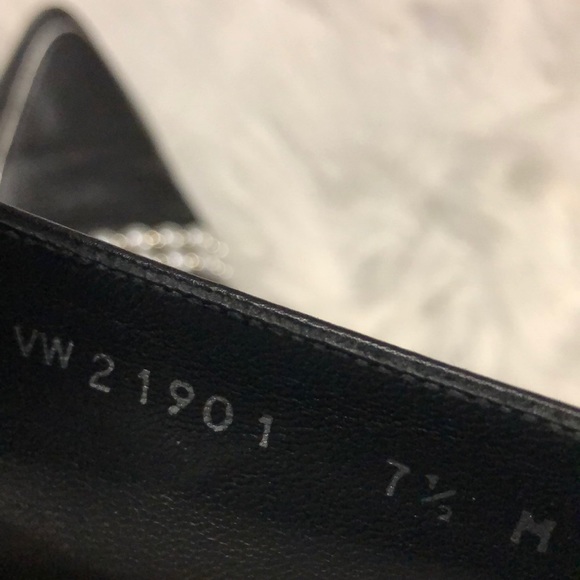 Black and Pearl Stuart Weitzman Flats/Loafers - Picture 8 of 8